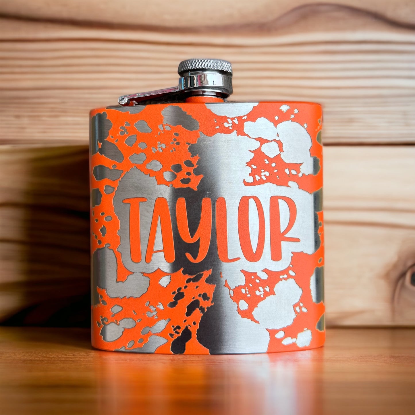 Custom-Engraved-Flask-Options-Orange