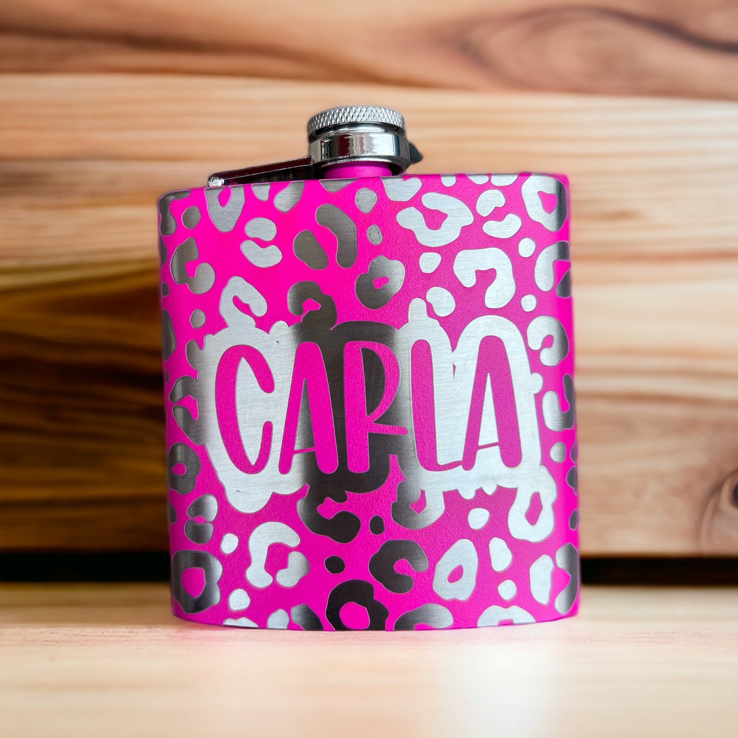 Custom-Engraved-Flask-Pink