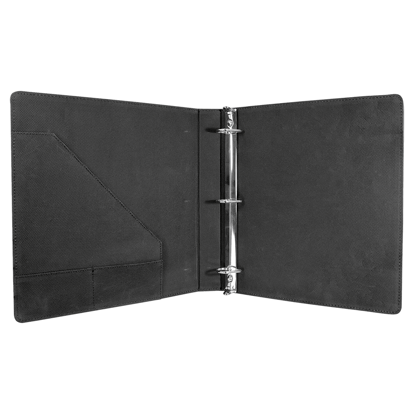 Custom-Leather-Binder-Black