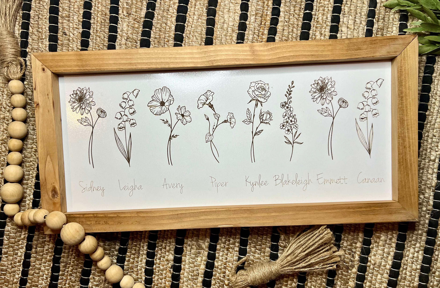 Engraved_Birthflower_Sign