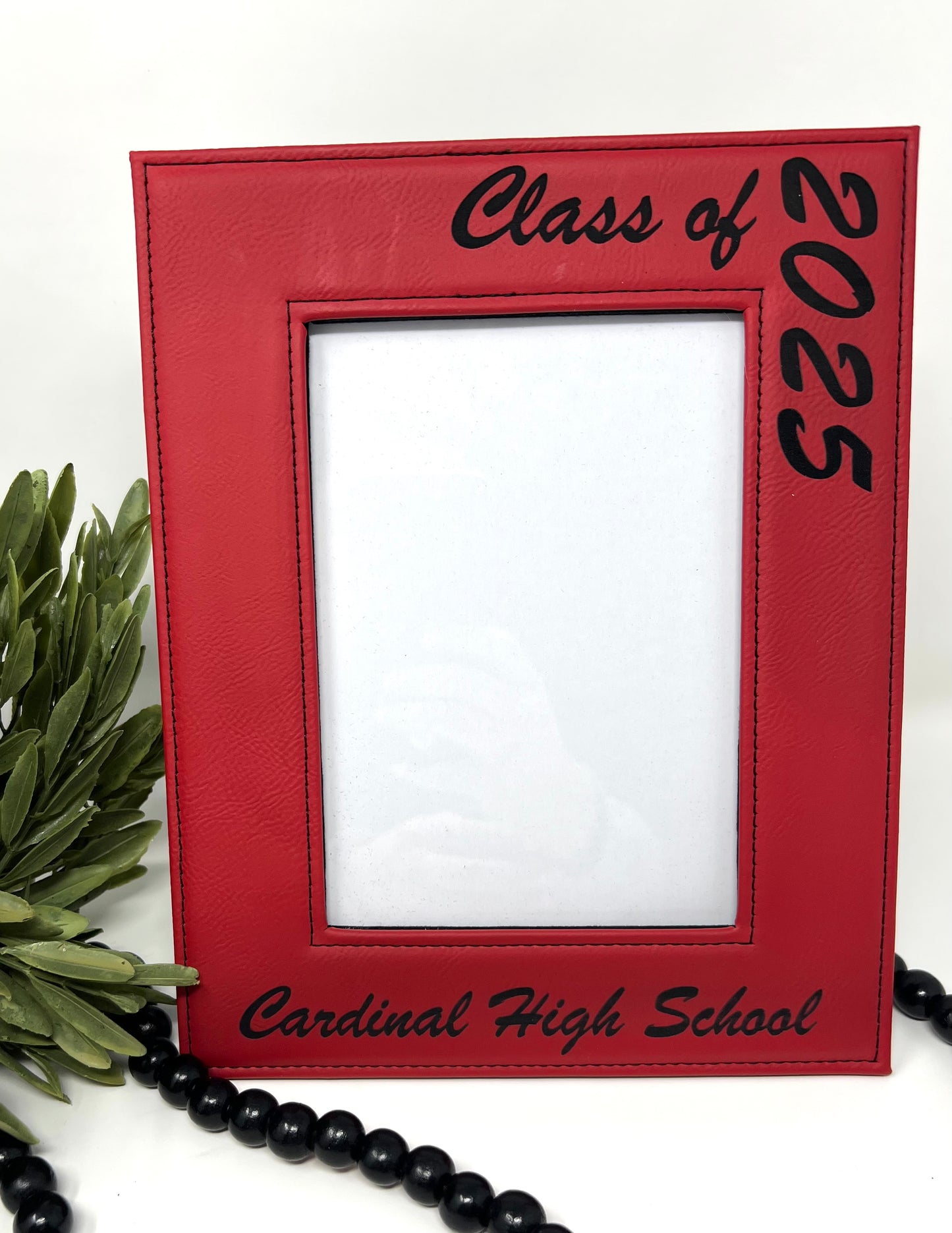 Red Senior Photo Frame