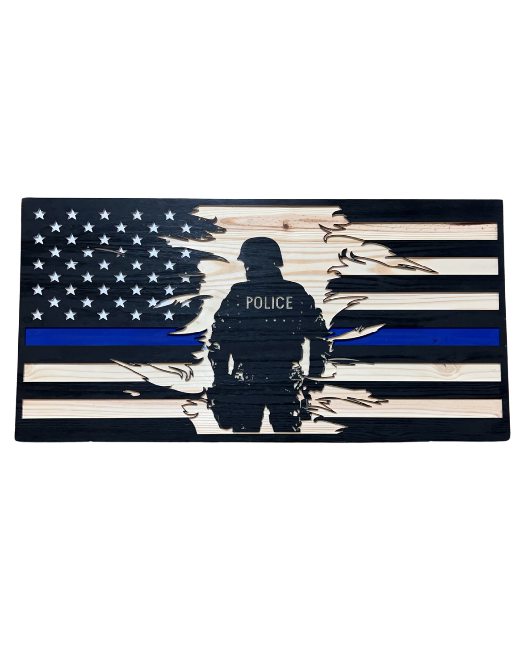 Routered-Flag-Police