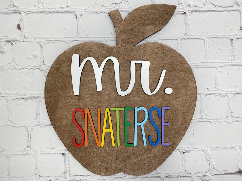 Custom-Teacher-Sign