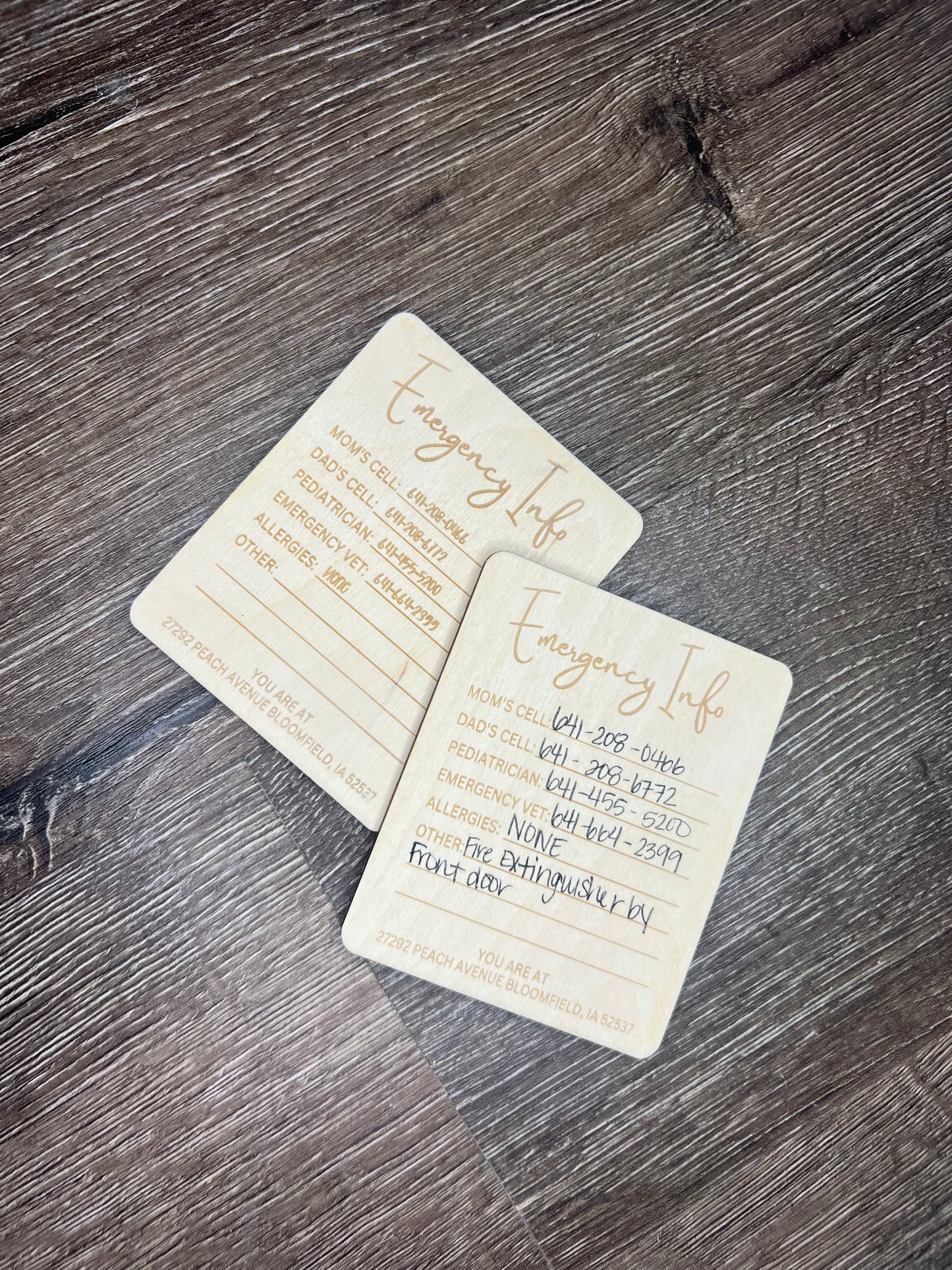 Engraved-Emergency-Info