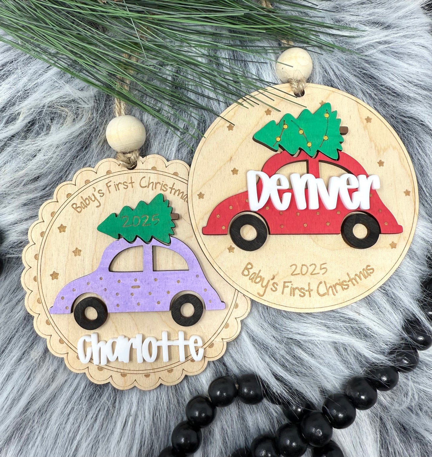 Baby’s First Christmas Car Ornament