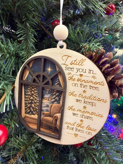 Window Memorial Ornament