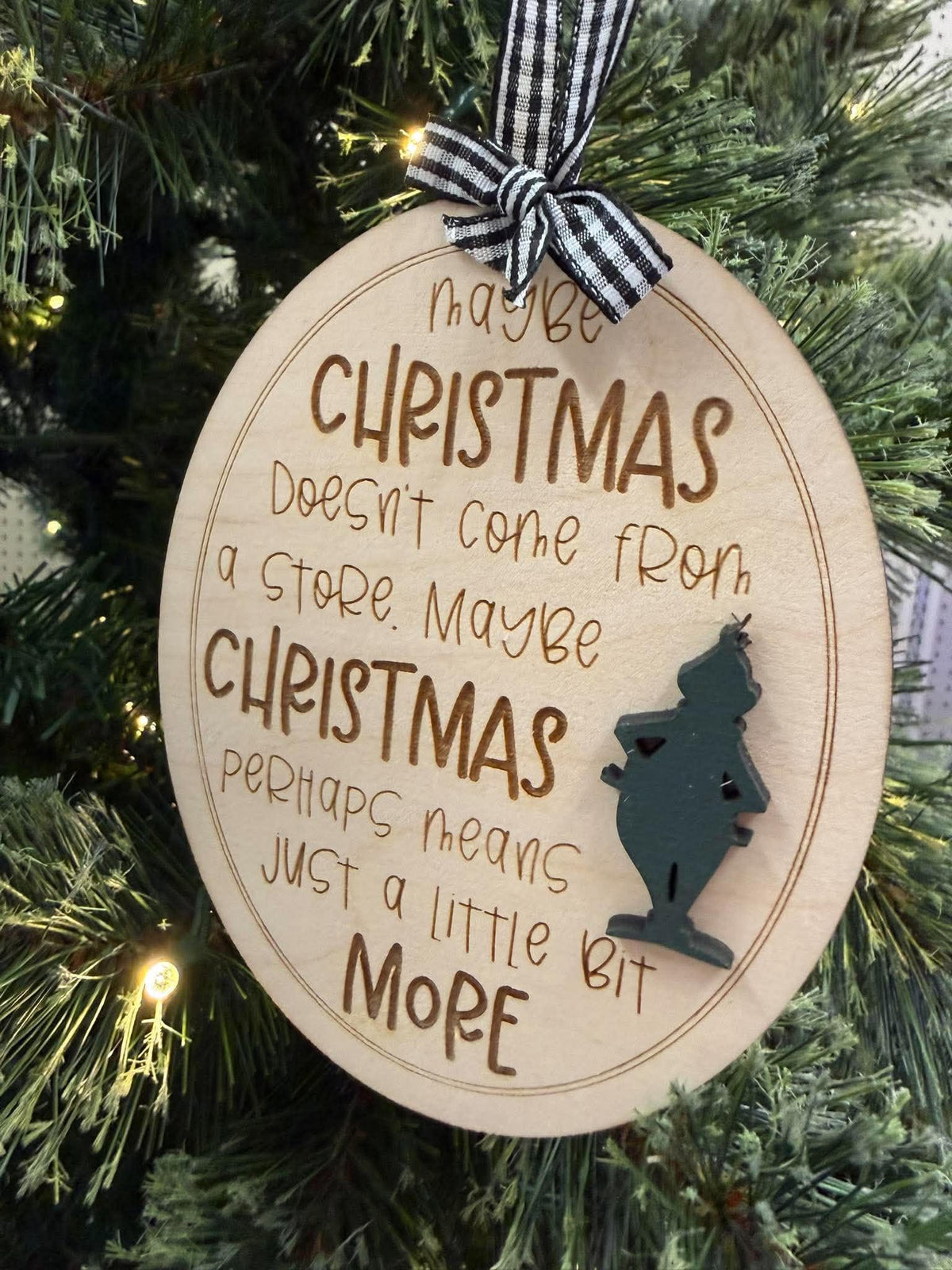 Christmas Means More Ornament