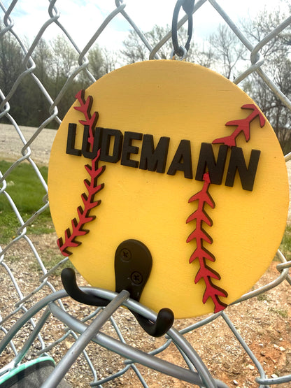 Softball/Baseball Dugout Hanger