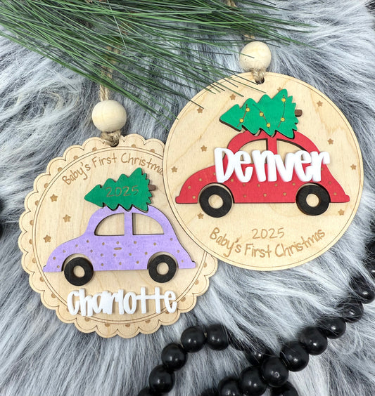 Baby’s First Christmas Car Ornament