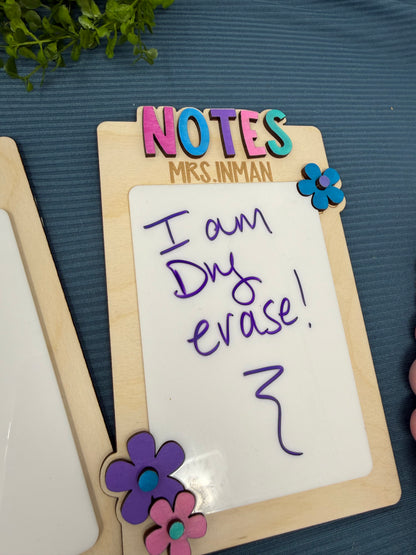 Dry Erase Notes