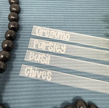 Clear Acrylic Plant Stakes