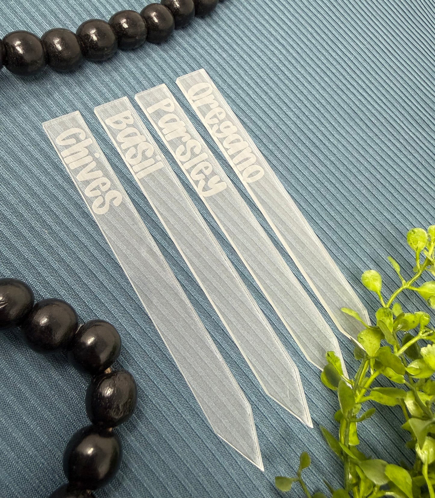 Clear Acrylic Plant Stakes