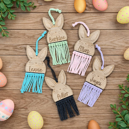 Macrame Easter Tag