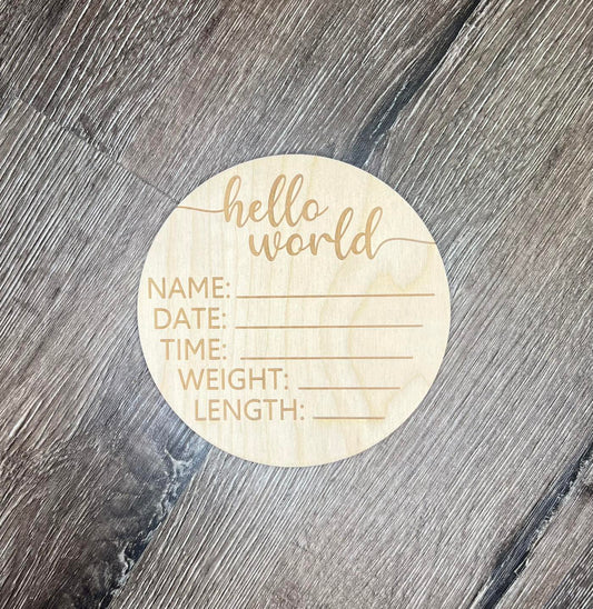 Engraved-Hello-World-Baby-Announcement