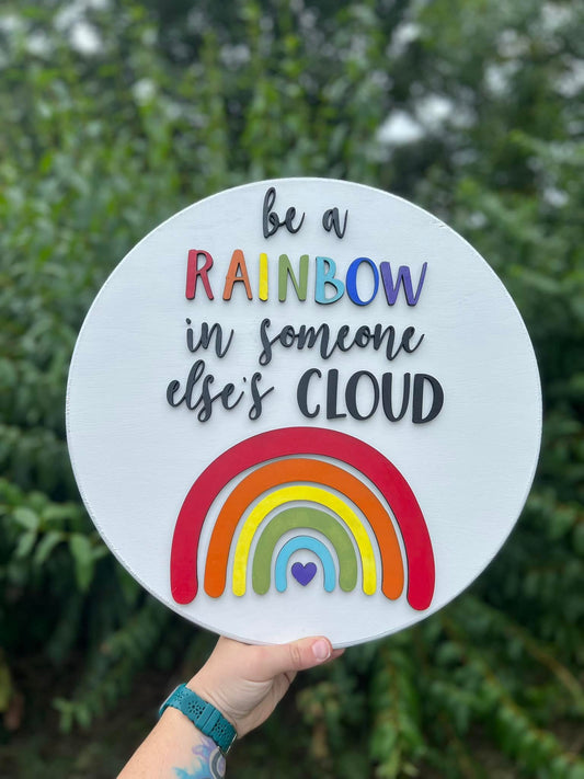 Be a Rainbow Door Sign