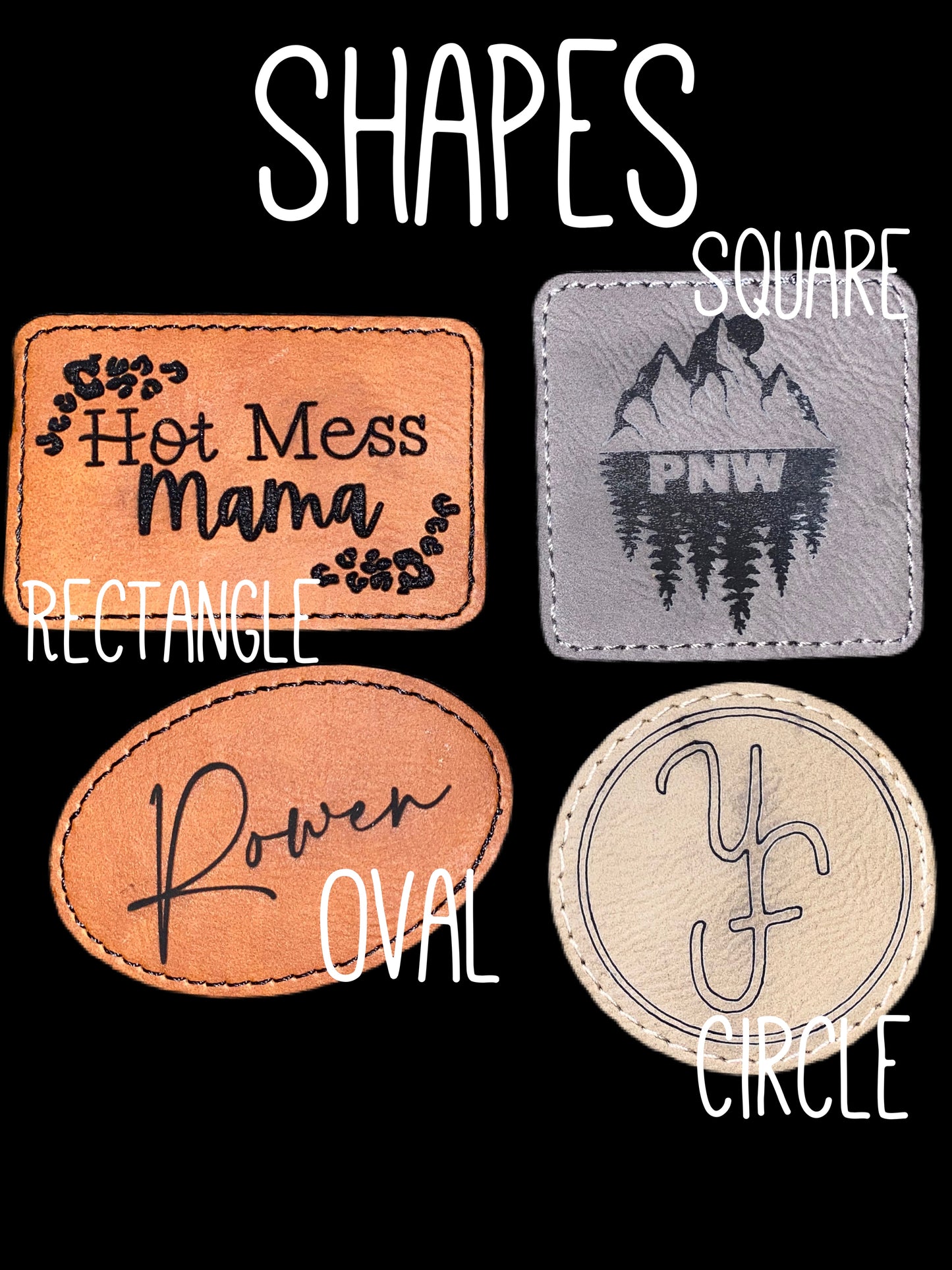 Leather Hat Patches